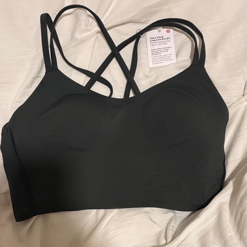 Women's Black Strappy Bralette